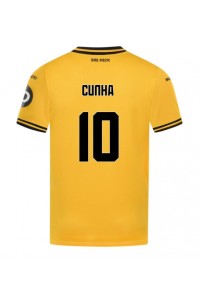 Wolves Matheus Cunha #10 Fotballdrakt Hjemme Klær 2024-25 Korte ermer